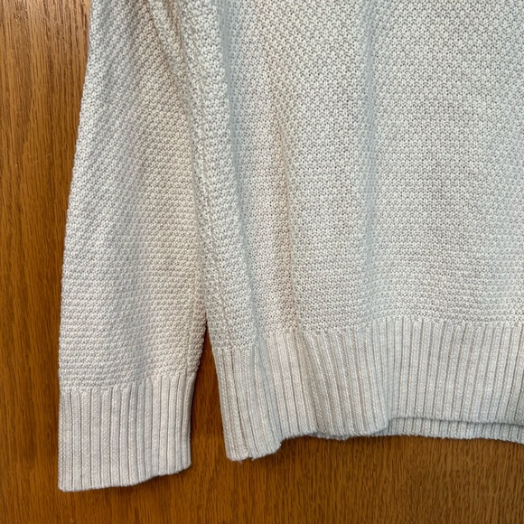 Democracy crochet sweater Large long sleeve top knit sweater lace crochet detail - Picture 7 of 14